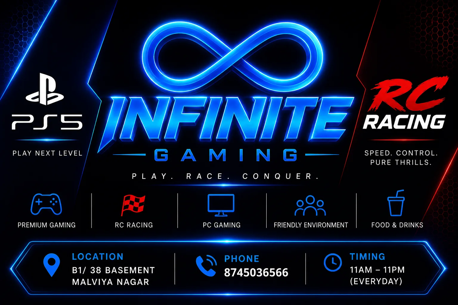 INFINITE GAMING CAFE